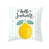 4PCS Home Cotton Decorative Fruits Printing Throw Pillow Case Cushion Covers For Sofa Couch Bed Chair