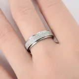 Spinner Fidget Stainless Steel Ring for Fidget Ring Anxiety Stress Relief
