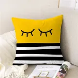 4PCS Home Cotton Decorative Geometry Throw Pillow Case Cushion Covers For Sofa Couch Bed Chair
