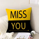 4PCS Home Cotton Decorative Geometry Throw Pillow Case Cushion Covers For Sofa Couch Bed Chair