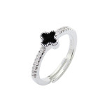 Jewelry Silver Full Diamond Ring For Women Girls Gifts