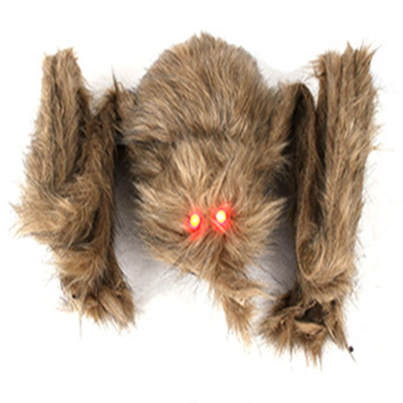 Tricky Toy Dog Hairy Spider Halloween Plush Toy Simulation Spider