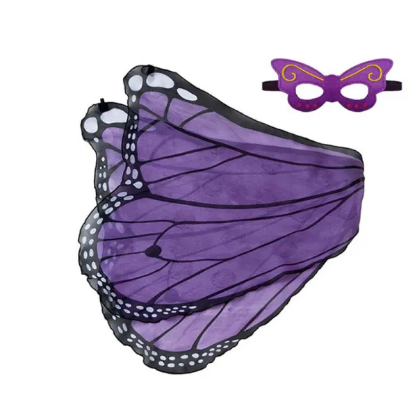 Halloween Holiday Cloak Kid Butterfly Elf Angel Wings Christmas Stage Costumes