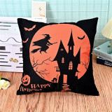 Pumpkin Peach Skin Halloween Holiday Pillowcase Home Pillow Cushion Cover