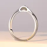 0.3 Carat Diamond Ring Eternity Engagement Wedding Band With Gift Box