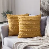 Factory supply striped Jacquard cotton with linen  throw pillow  Pillow Covers for Home Decoration