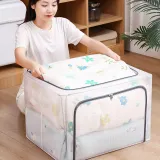 Transparency Storage Box Waterproof Dustproof for Bedroom Clothes Toys Storage