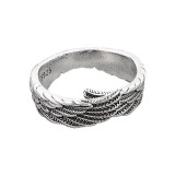 Adjustable Guardian Angel Wing Ring