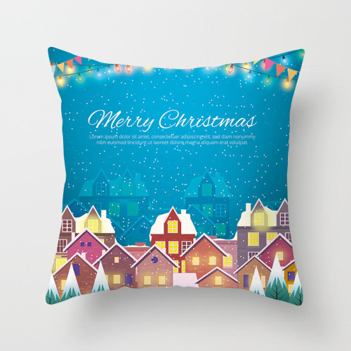 Home Decoration Christmas Ornaments Pillowcase Cushion Pillow Cover