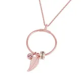 DIY Leaf Round Ring Necklace Bracelet Name Engraved Custom with Birth Stone