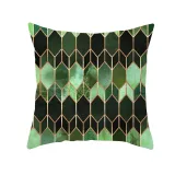 4PCS Home Cotton Decorative Rhombus Printing Throw Pillow Case Cushion Covers For Sofa Couch Bed Chair