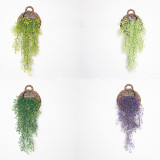 Single Artificial Plant Golden Bell Willow Wall Hanging Flower Rattan Wall Decoration