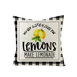4PCS Home Cotton Decorative Sunflower Throw Pillow Case Cushion Covers For Sofa Couch Bed Chair