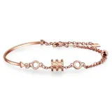 Rose Gold 925 Silver Sterling Silver Small Waist Chain Jewelry Bracelet