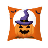 Halloween Holiday Pumpkin Pillowcase Cushion Pillow Cover