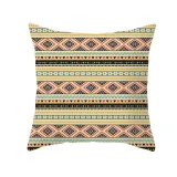 4PCS Home Stripe Pattern Cotton Decorative Throw Pillow Case Cushion Covers For Sofa Couch Bed Chair