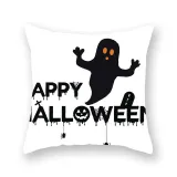 Halloween Holiday Pillowcase Cartoon Letter Cushion Cover Sofa Cushion