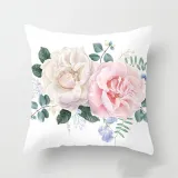 6PCS Home Cotton Decorative Flower Throw Pillow Case Cushion Covers For Sofa Couch Bed Chair