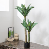 Artificial Plant Potted Agave Tree Green Plant Bonsai Decoration