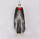 Halloween Bride And Groom Skull Skeleton Simulation Human Body Plastic Skull Decoration