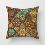 4PCS Home Cotton Decorative Multicolor Bohemia Throw Pillow Case Cushion Covers For Sofa Couch Bed Chair