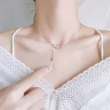 Full Drill Gourd Diamond Pendant Chain Jewelry Necklace