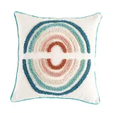 Circle Personality Rectangular Fringe Cotton Linen Decorative Throw Pillow Case Cushion Covers