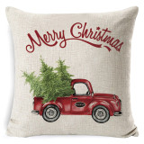 Home Decoration Christmas Tree Deliveries Pillowcase Pillow Cover