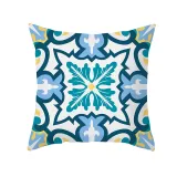 4PCS Home Cotton Decorative Geometry Pattern Printing Throw Pillow Case Cushion Covers For Sofa Couch Bed Chair