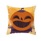 Halloween Holiday Pumpkin Pillowcase Cushion Pillow Cover