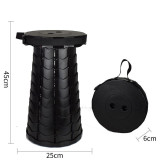 Portable Telescopic Folding Stools Collapsible Retractable Camping Fishing Hiking Stools