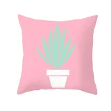 4PCS Home Cotton Decorative Fruits Printing Throw Pillow Case Cushion Covers For Sofa Couch Bed Chair