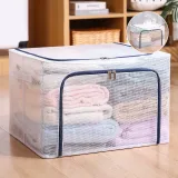 Transparency Storage Box Waterproof Dustproof for Bedroom Clothes Toys Storage