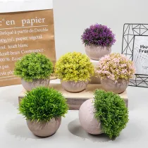 Artificial Plant Baby Tears Combination Mini Pulp Basin Desktop Decoration