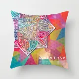 4PCS Home Cotton Decorative Multicolor Bohemia Throw Pillow Case Cushion Covers For Sofa Couch Bed Chair