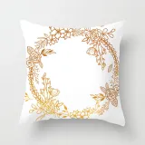 4PCS Flowers Love Home Cotton Decorative Throw Pillow Case Cushion Covers
