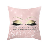 4PCS Home Cotton Decorative Eyes Lips Throw Pillow Case Cushion Covers For Sofa Couch Bed Chair