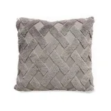 Cross Check Style Soft Velvet Decorative Throw Pillow Covers