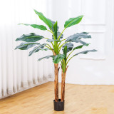 Artificial Plant Potted Banana Tree Green Plant Bonsai Decoration