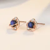 Silver Zircon Diamond Dream Planet Pendant Chain Jewelry Bracelet Earrings Necklaces Rings Jewelry Sets