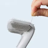 Toilet Brush Long-Handled Golf Brush Head Toilet Brush No Dead Ends Self-Opening and Closing Water-Proof Base