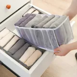Drawer Organizer Divider Folable Closet Storage Box For Socks Shirt Pants Underwear