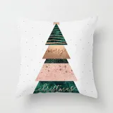 Home Decoration Christmas Cartoon Simple Christmas Tree Sofa Pillowcase Cushion Pillow Cover
