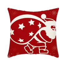 Home Decoration Santa Claus Christmas Gift Pillowcase Cushion Cover Pillow Case
