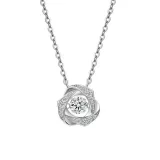 Zircon Bright Star Planet Pendant Chain Jewelry Necklace