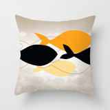 4PCS Fish Home Cotton Decorative Throw Pillow Case Cushion Covers