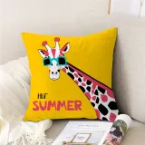 4PCS Home Cotton Decorative Geometry Throw Pillow Case Cushion Covers For Sofa Couch Bed Chair