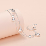 Silver Leaves Stars Clavicle Pendant Chain Jewelry Bracelet