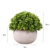 Artificial Melaleuca Plants Potted Plant Combination Mini Pulp Basin Desktop Decoration