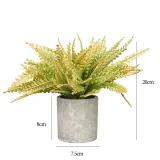 Artificial Ear of Wheat Plants Combination Pulp Potted Basin Desktop Decoration